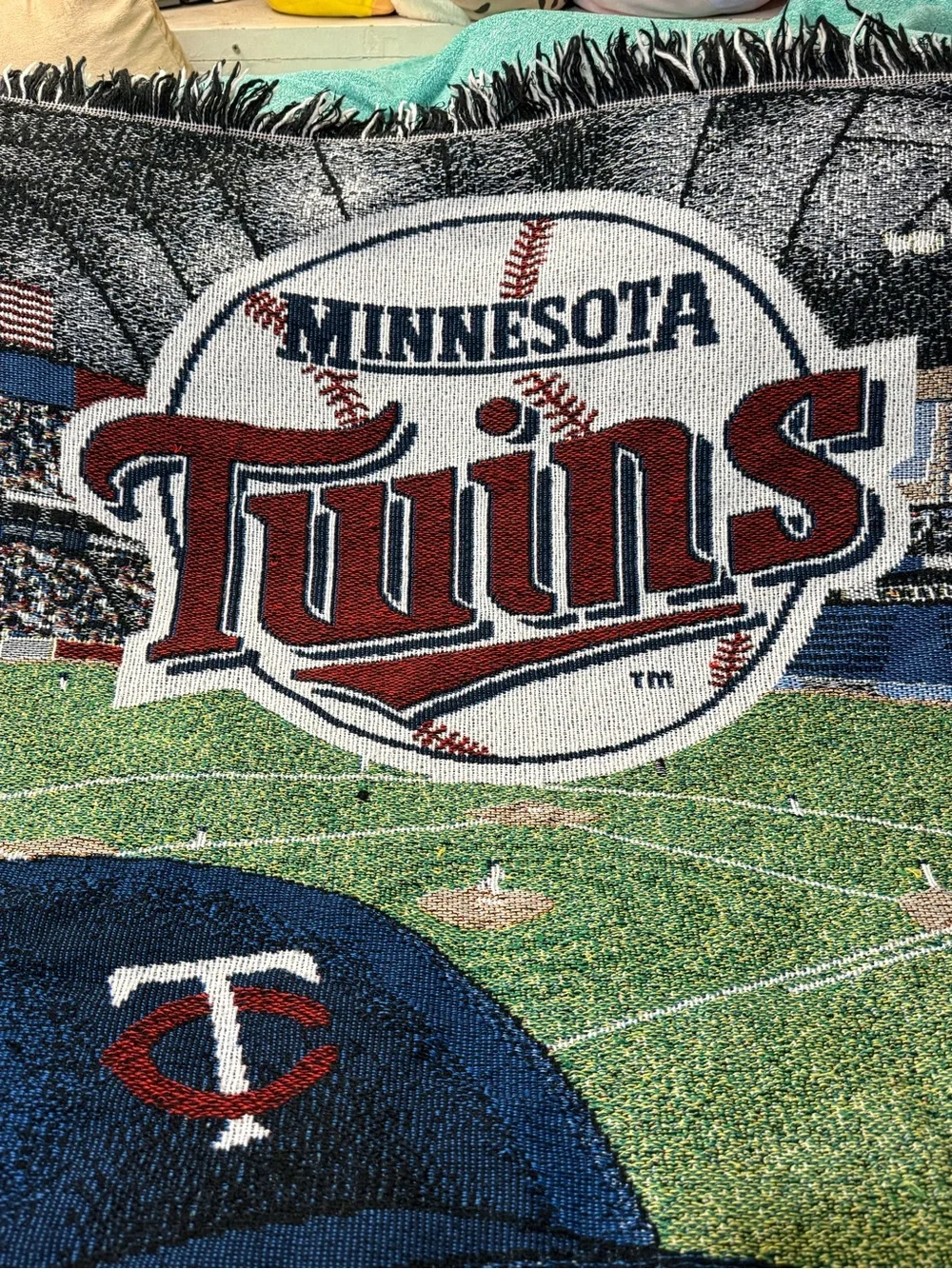 Minnesota Twins “Home Field Advantage” 50” X 60” Woven Tapestry Throw
